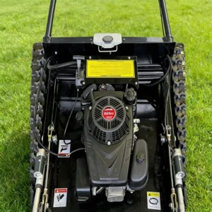 Alternative view of SN-600DL Long Track Remote Control Lawn Mower with Engine Options